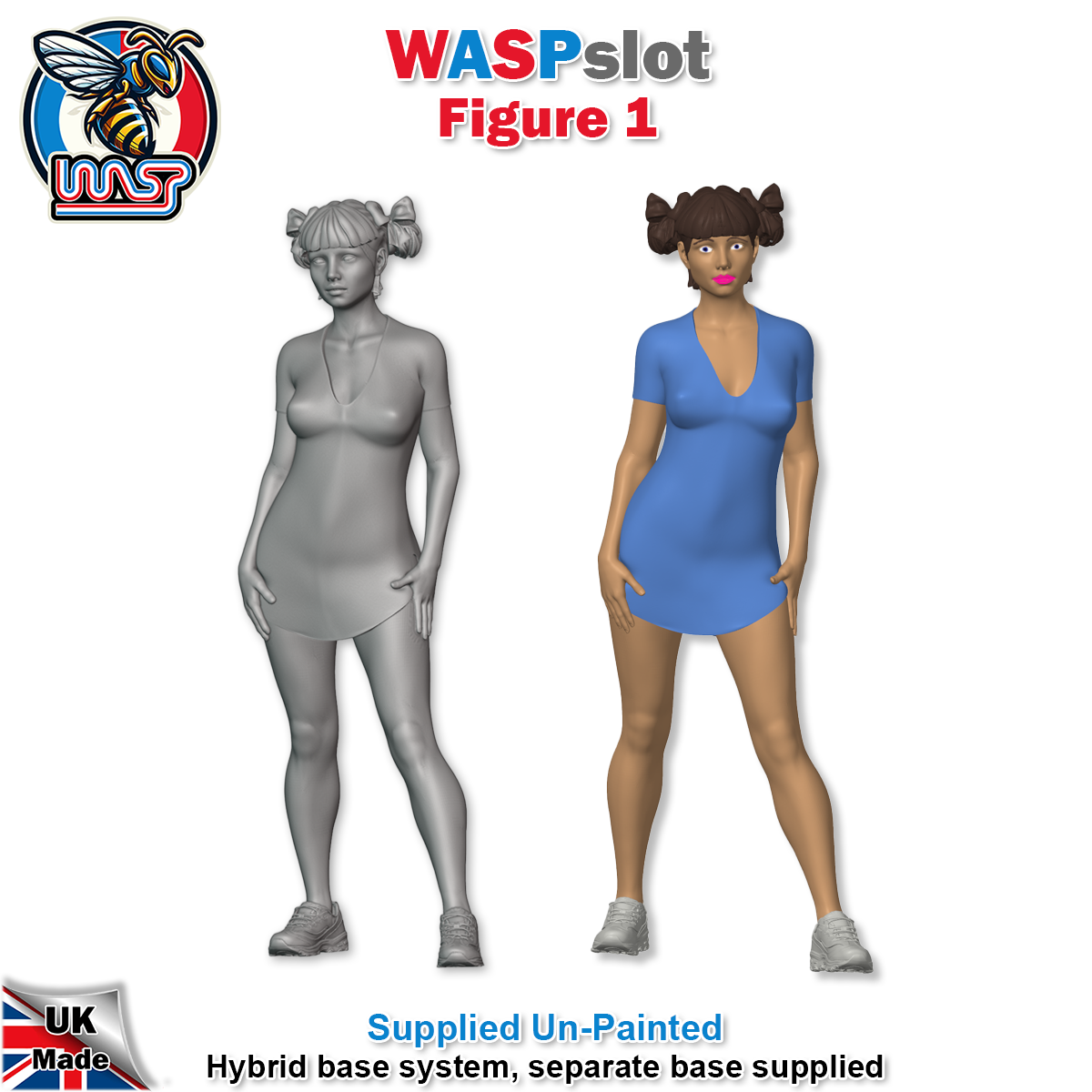 Figure 01 - Lady in short dress