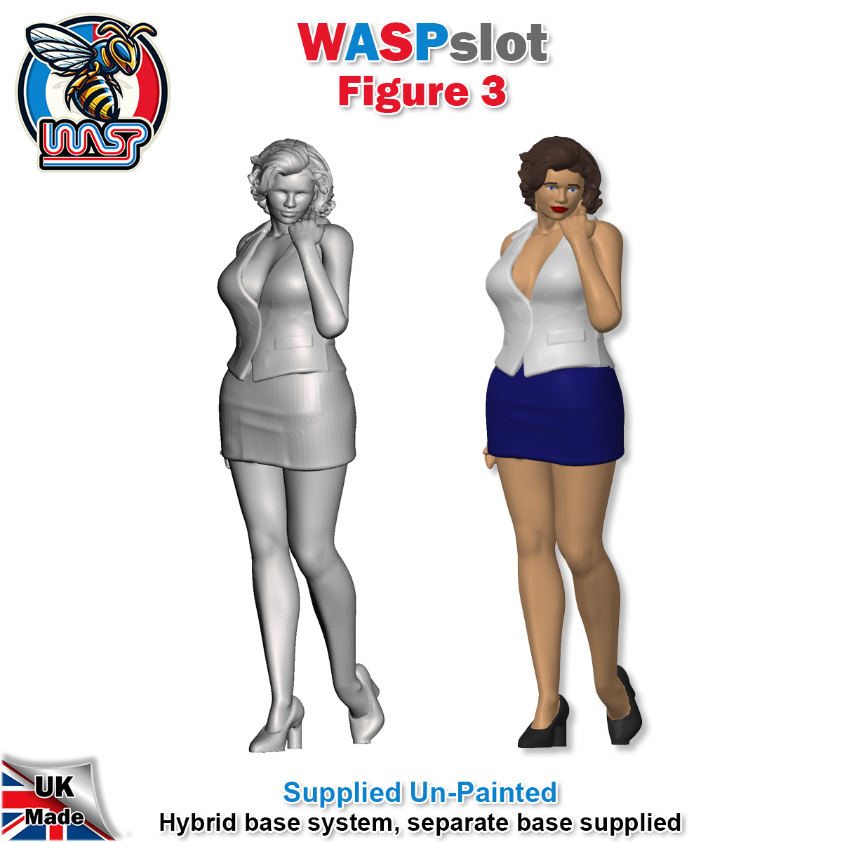 Figure 03 - Lady in skirt and blouse
