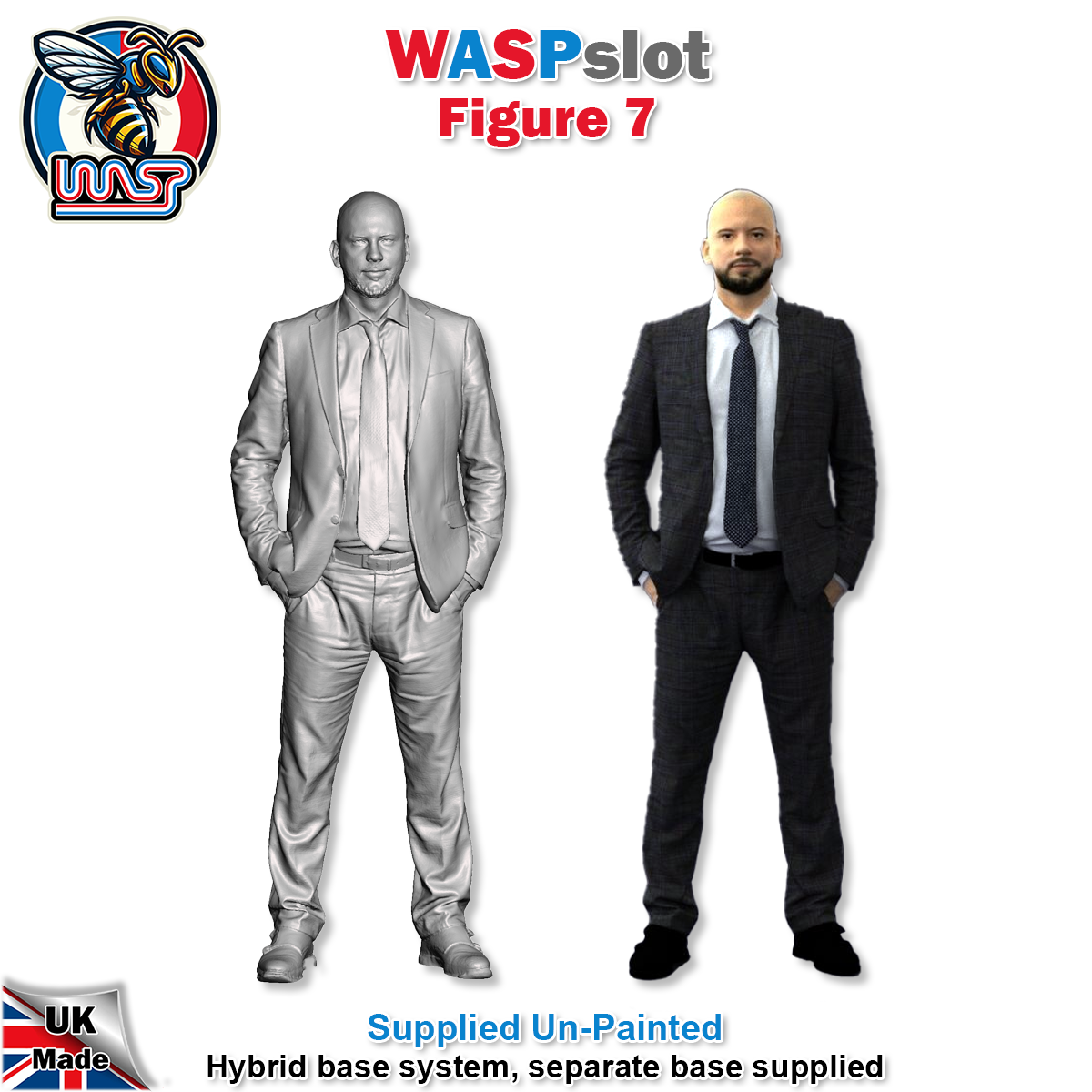 Figure 07 -  Man in suit (Hands in pockets)