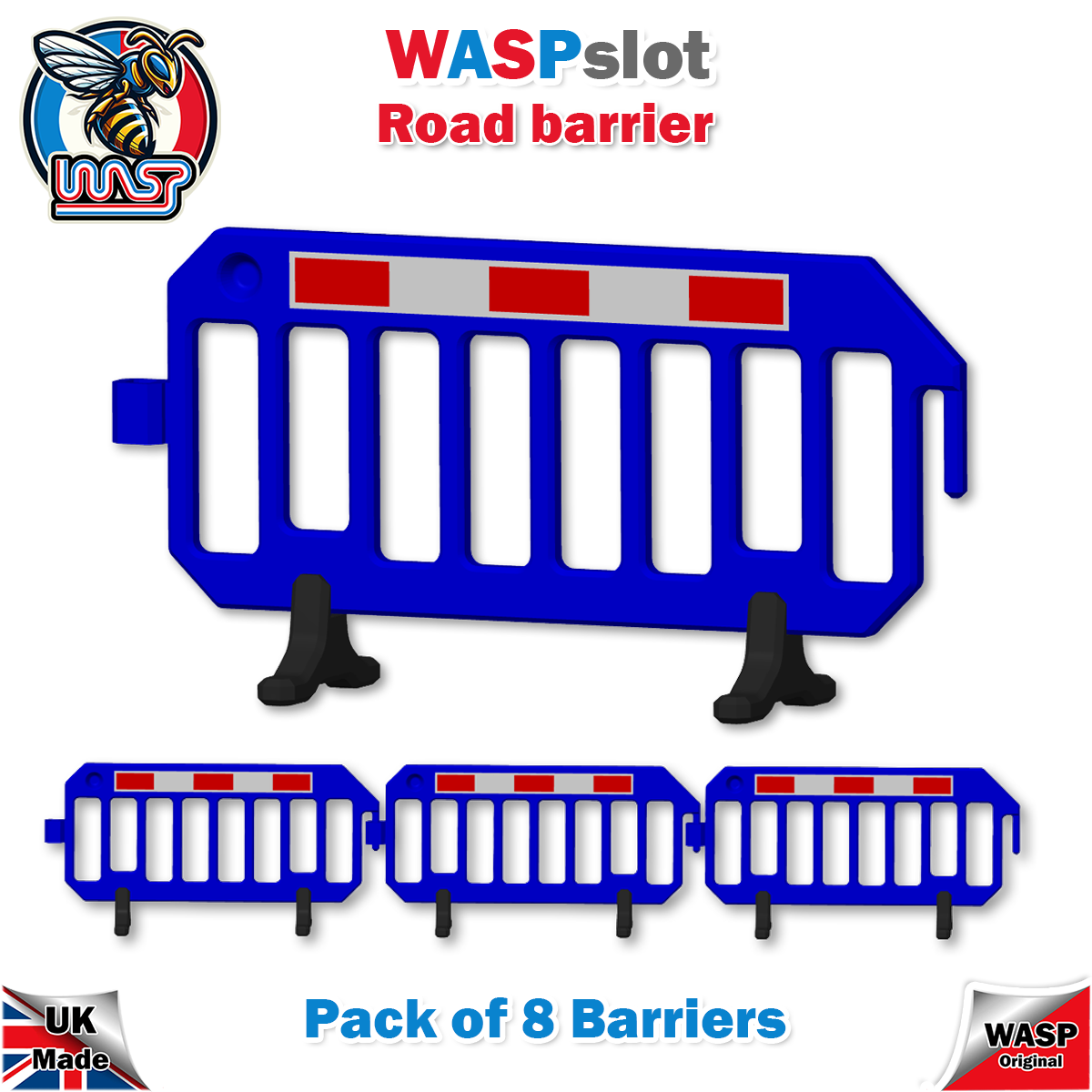 Road safety barrier, pack of 8