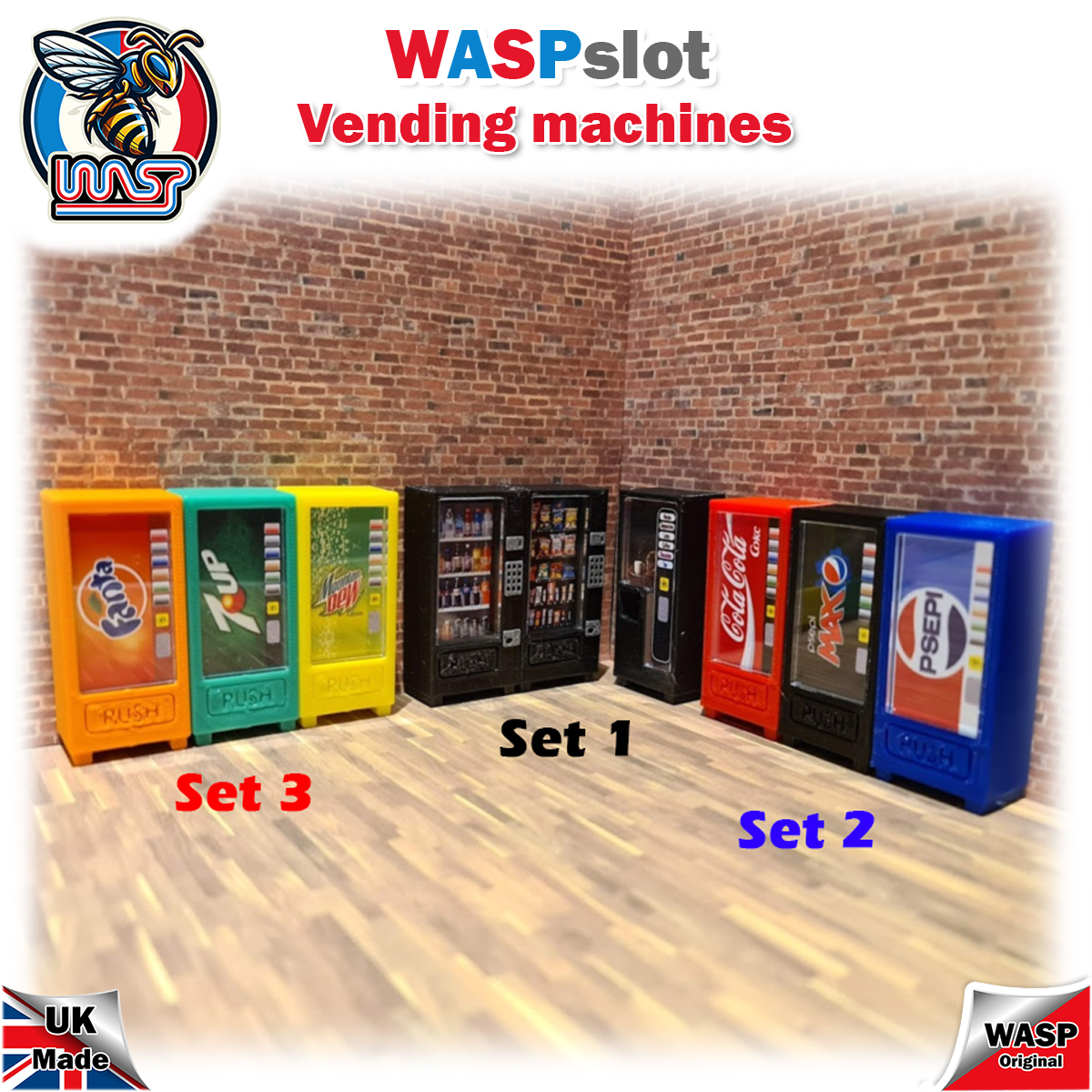 Vending machine sets