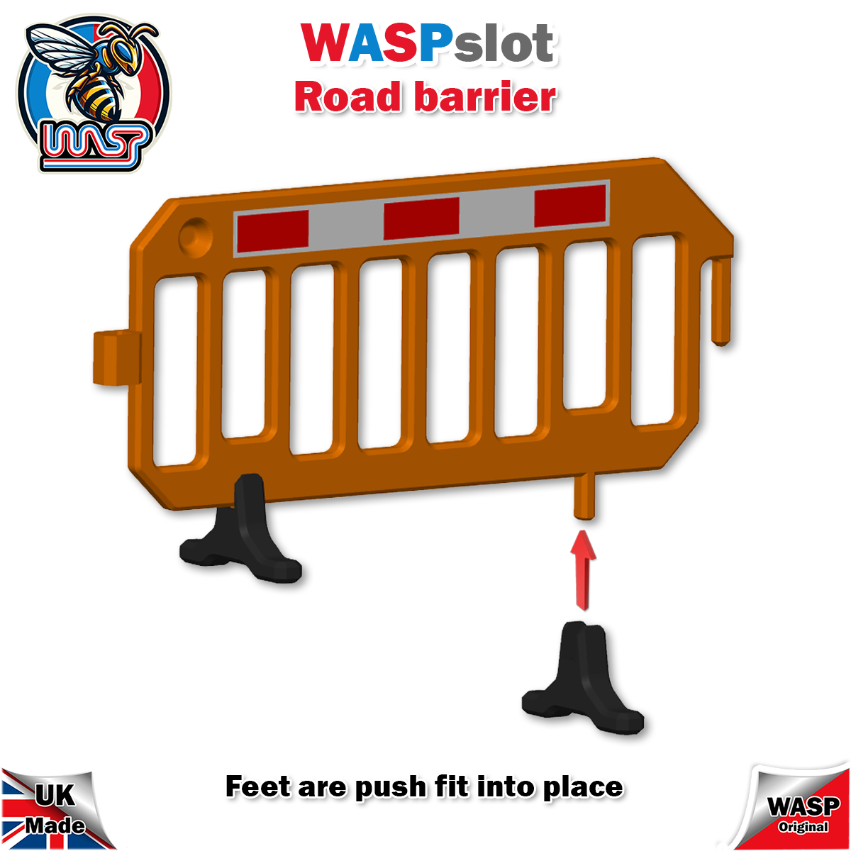 Road safety barrier, pack of 8