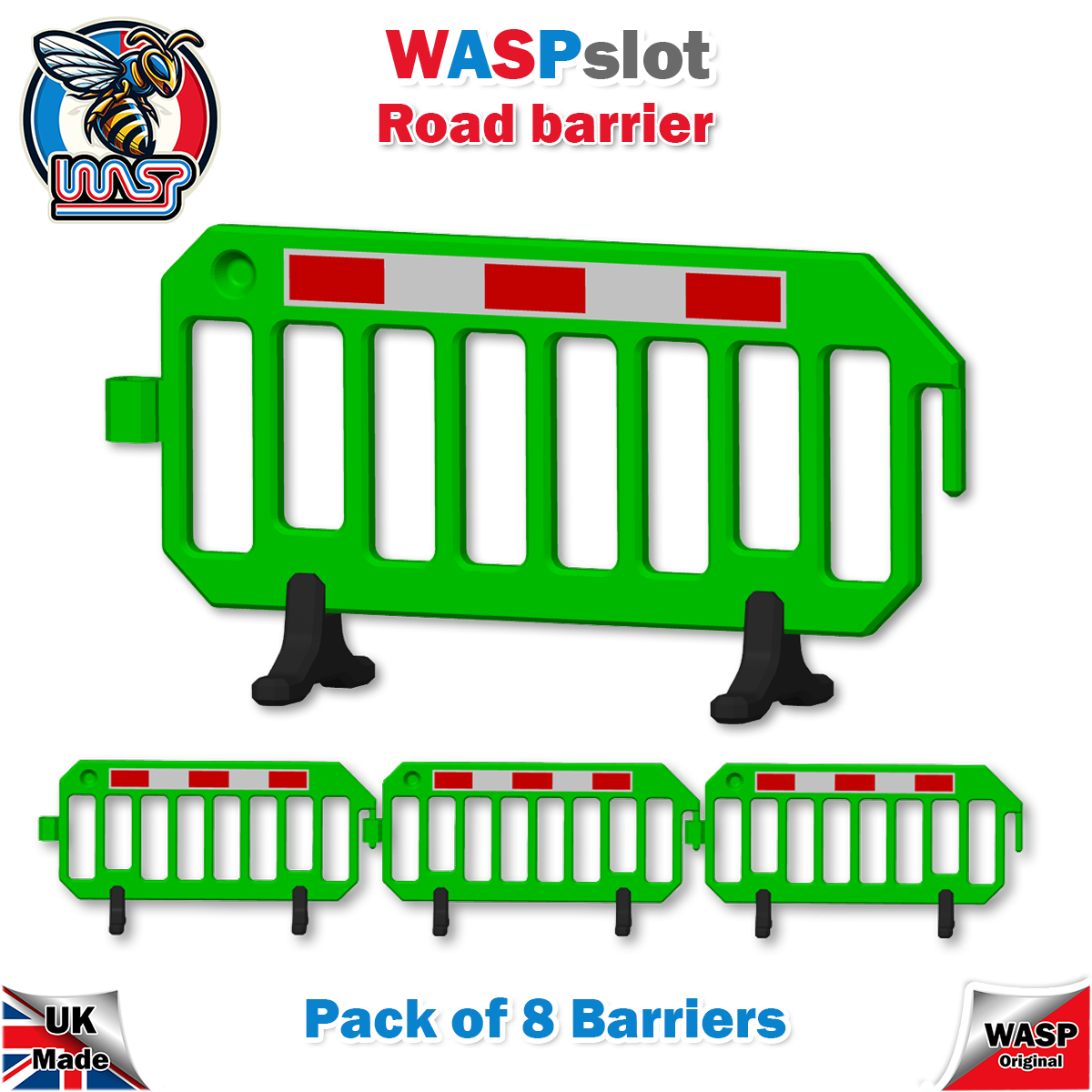 Road safety barrier, pack of 8