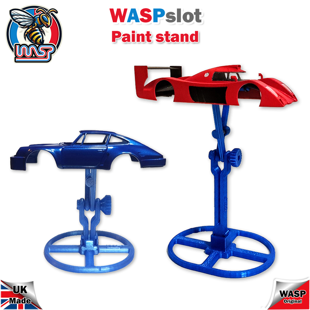 Slotcar/Model car paint stand, Normal & Mini.