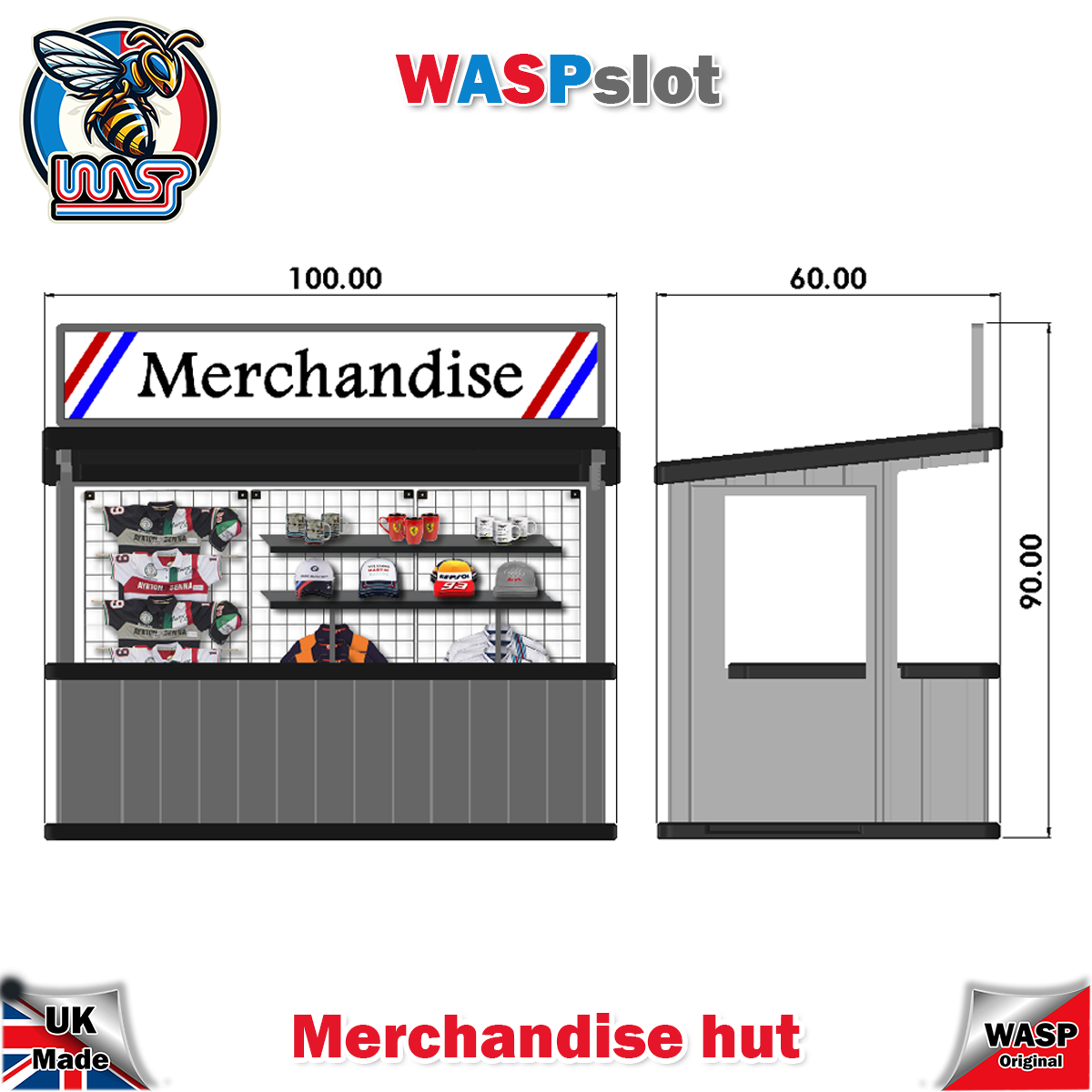 Merchandise huts