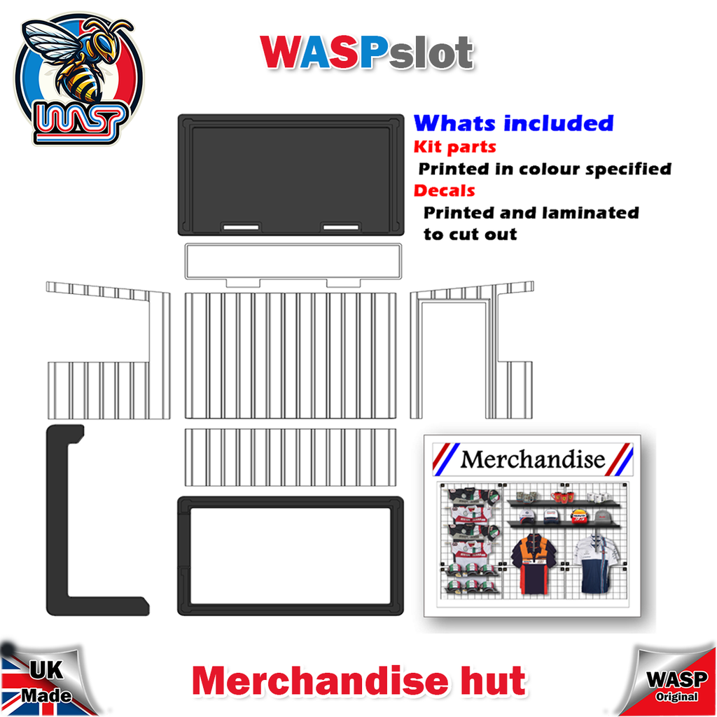Merchandise huts