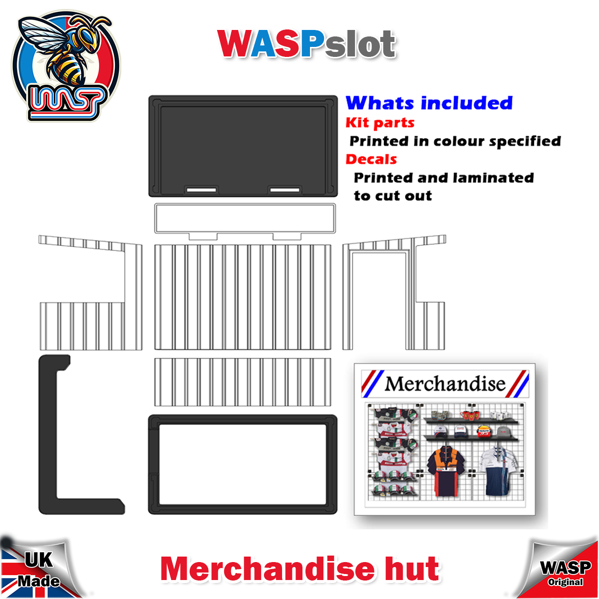 Merchandise huts