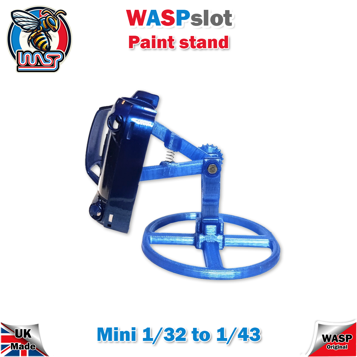 Slotcar/Model car paint stand, Normal & Mini.