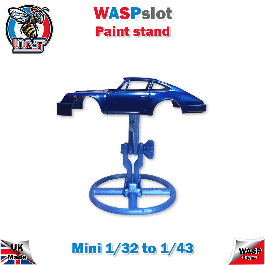 Slotcar/Model car paint stand, Normal & Mini.