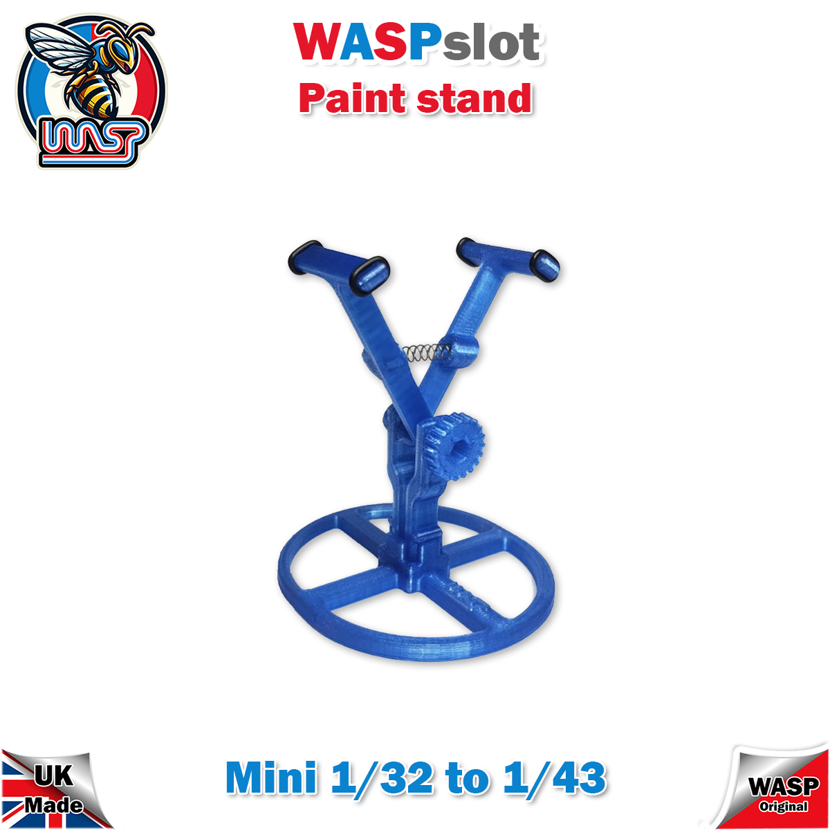 Slotcar/Model car paint stand, Normal & Mini.