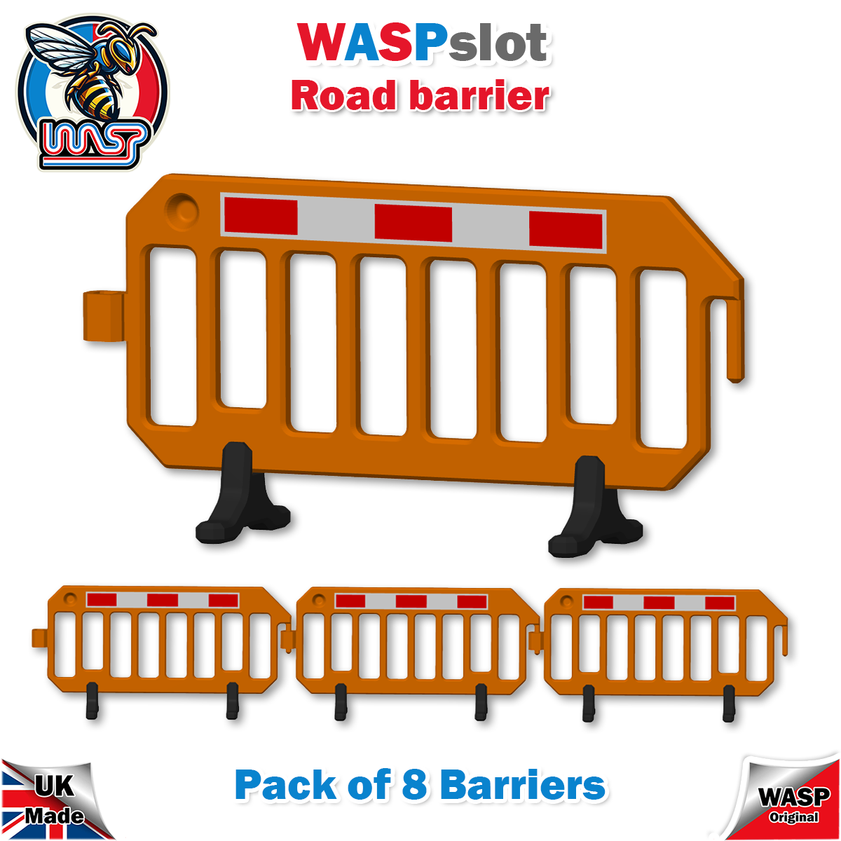 Road safety barrier, pack of 8