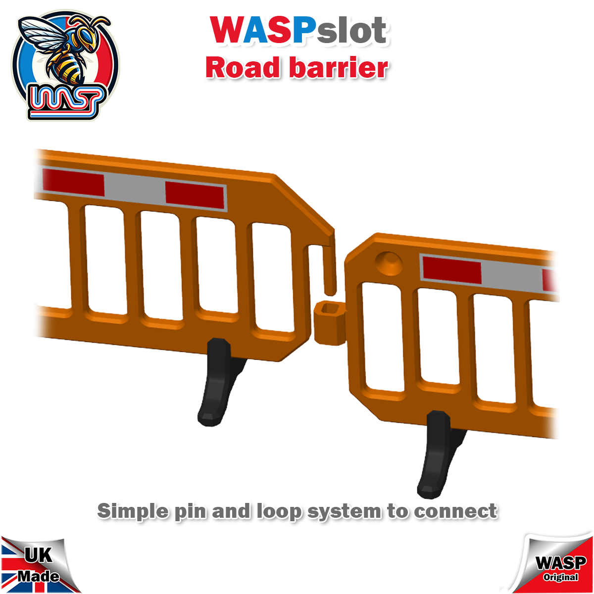 Road safety barrier, pack of 8