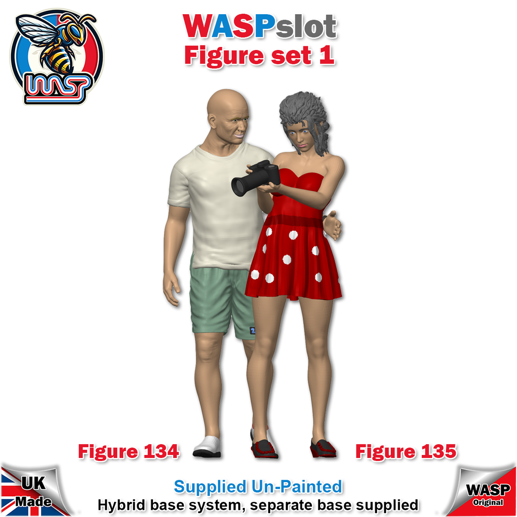 Figure Set 1 -  Couple with camera