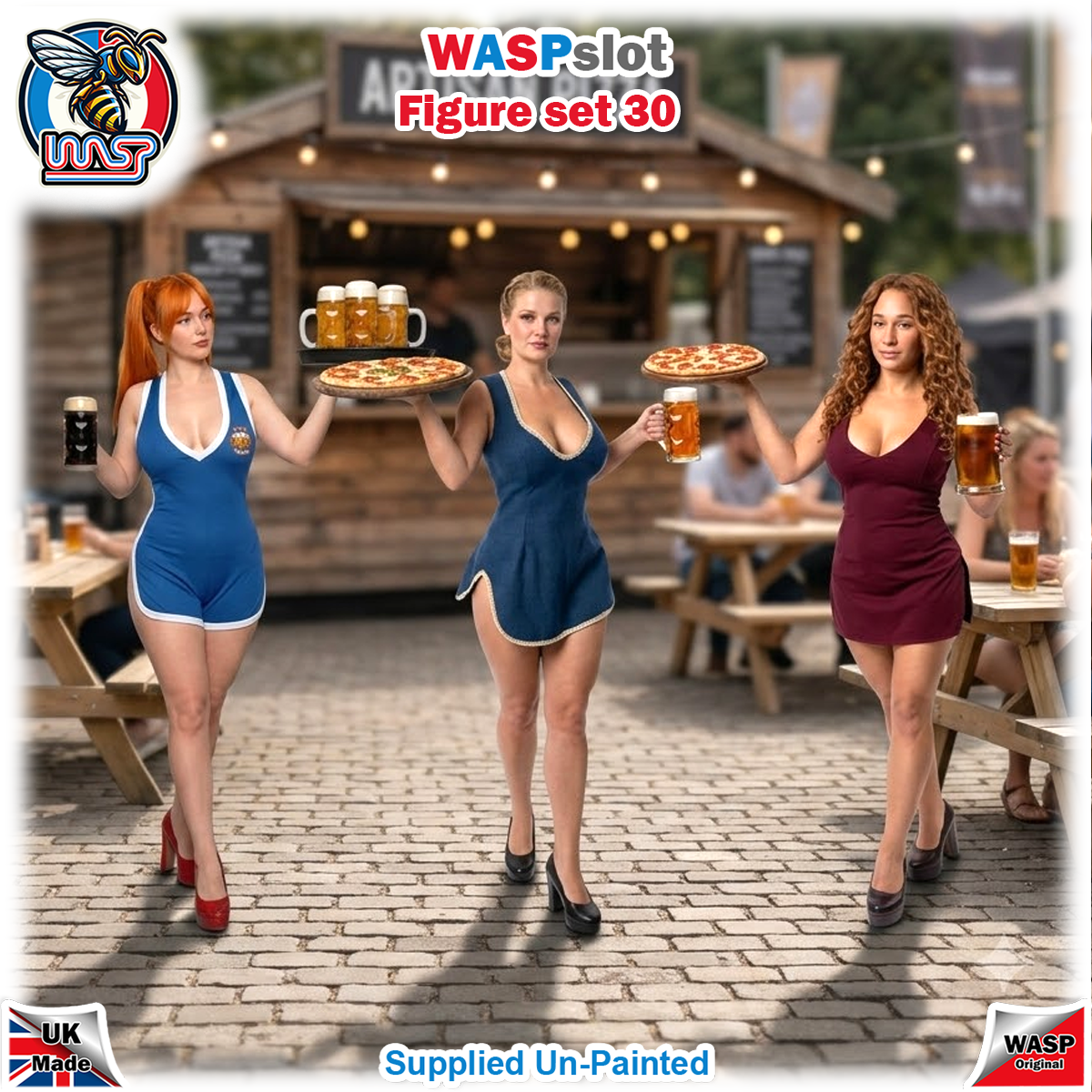 Figure Set 30 -  Ladies Serving