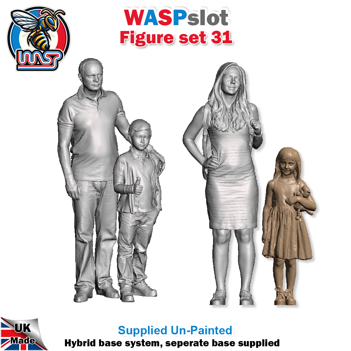 Figure Set 31 -  Man & Woman with children