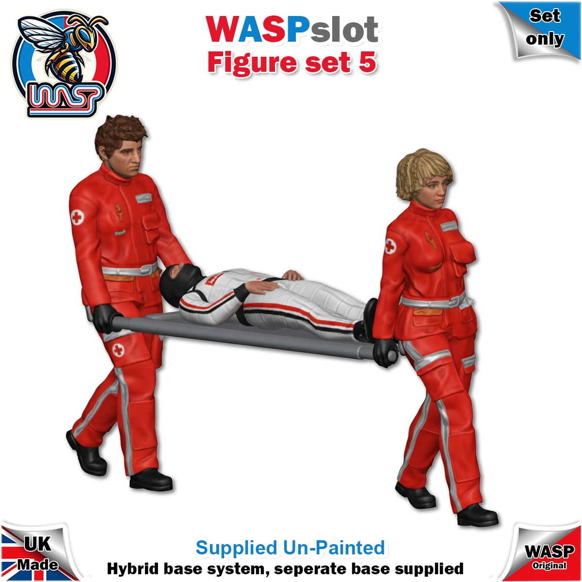 Figure Set 5 -  Medics with stretcher
