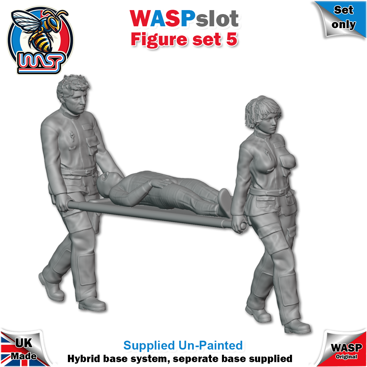 Figure Set 5 -  Medics with stretcher