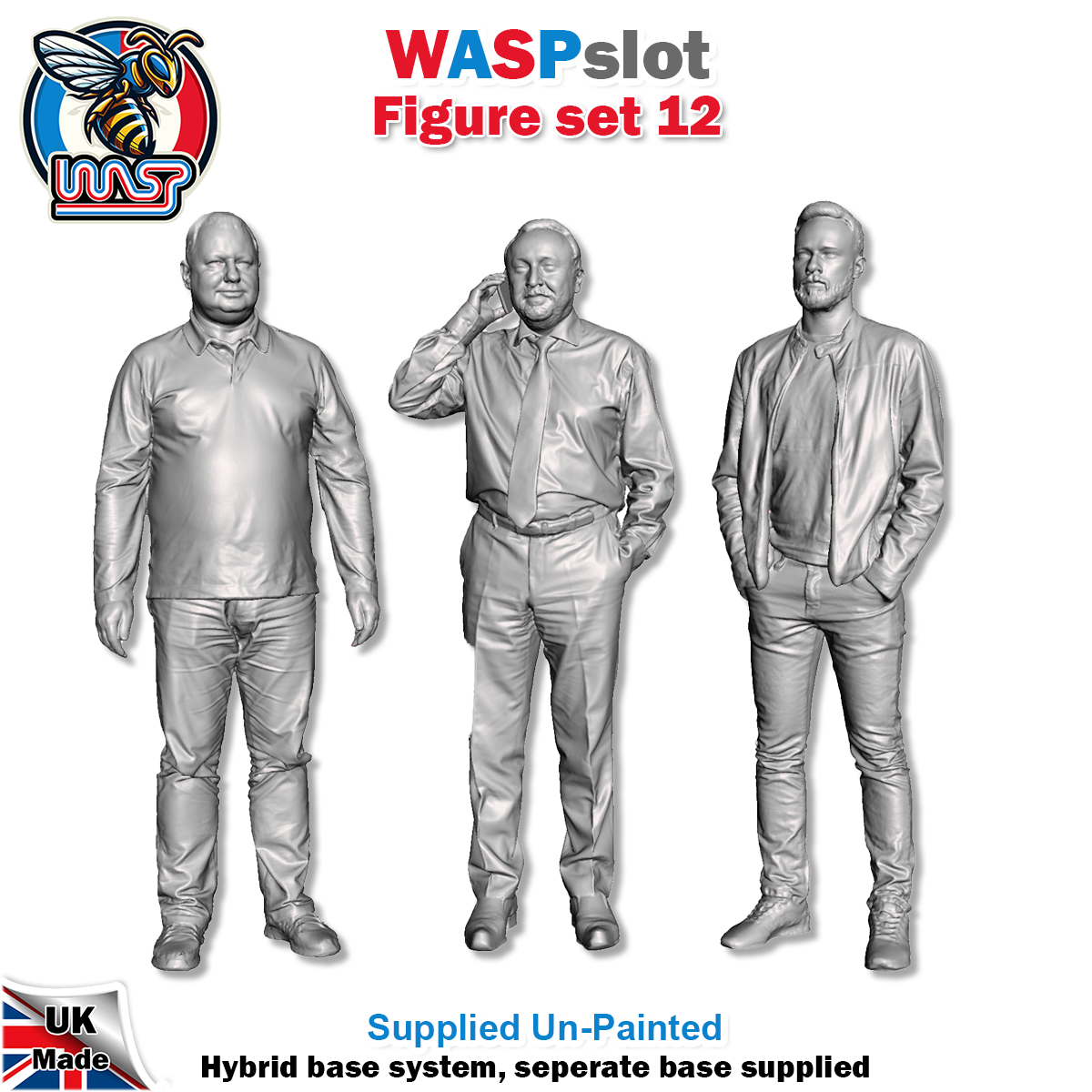 Figure Set 12 -  3 Men standing