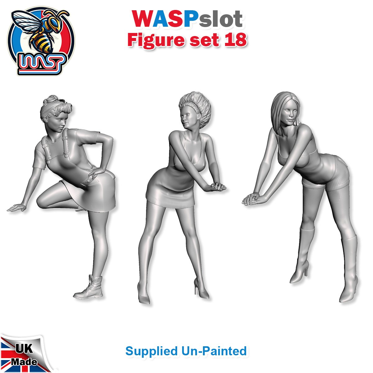 Figure Set 18 -  Ladies on car