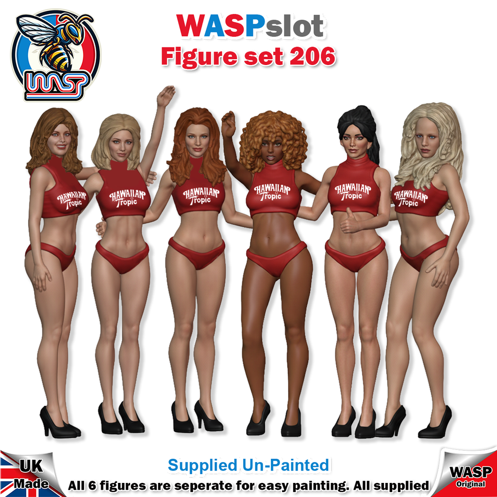 Figure Set 206 - Hawaiian sun girls