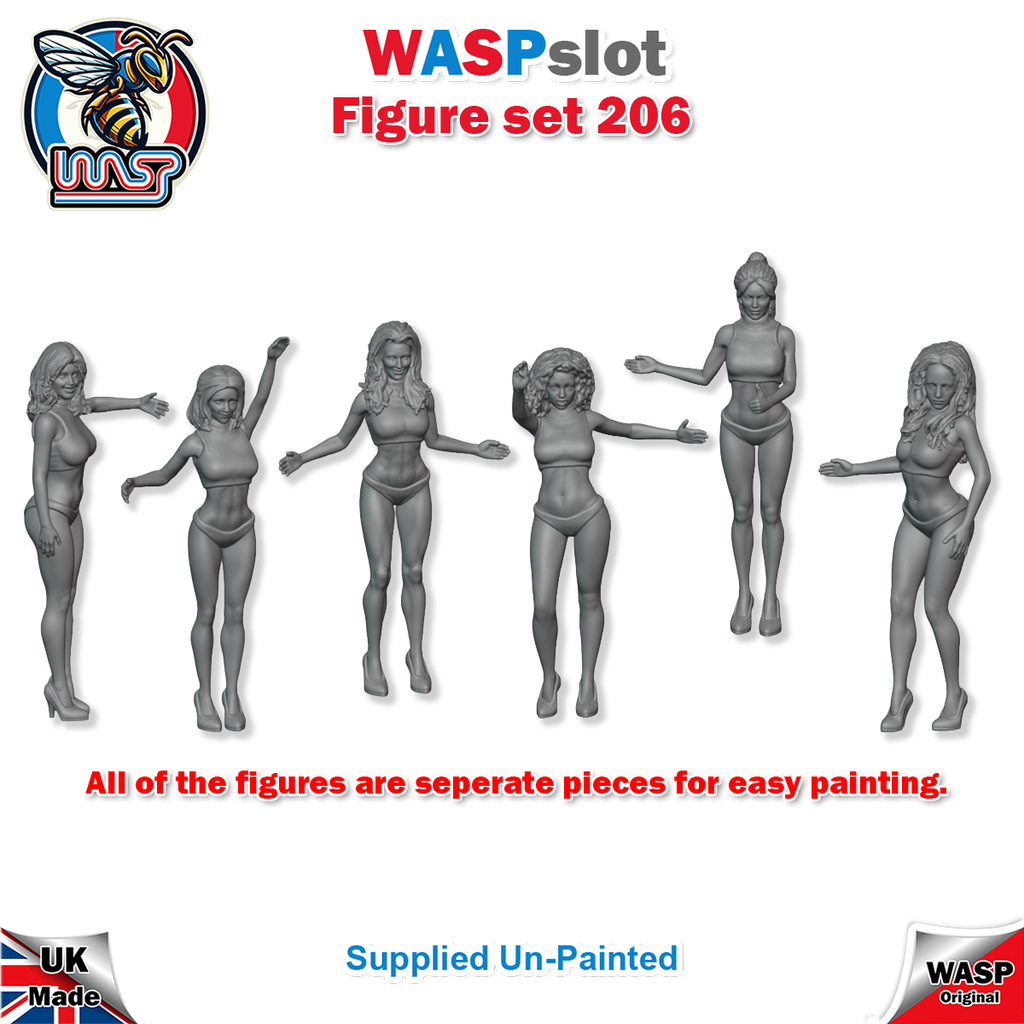 Figure Set 206 - Hawaiian sun girls