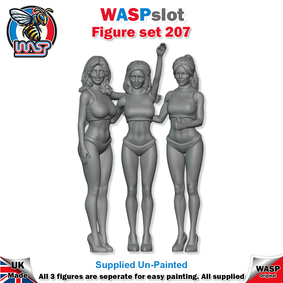 Figure Set 206 - Hawaiian sun girls
