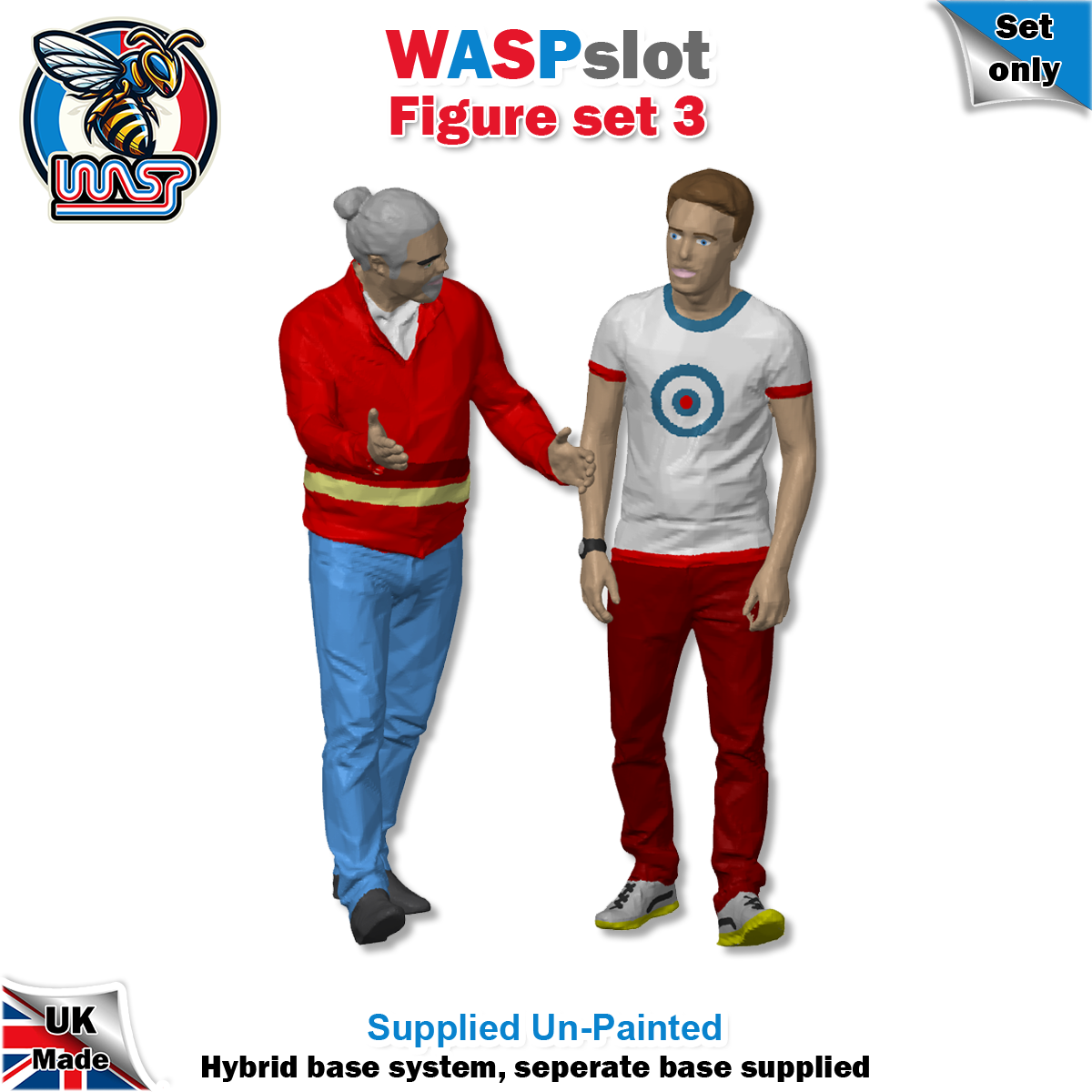 Figure Set 3 -  Two men walking