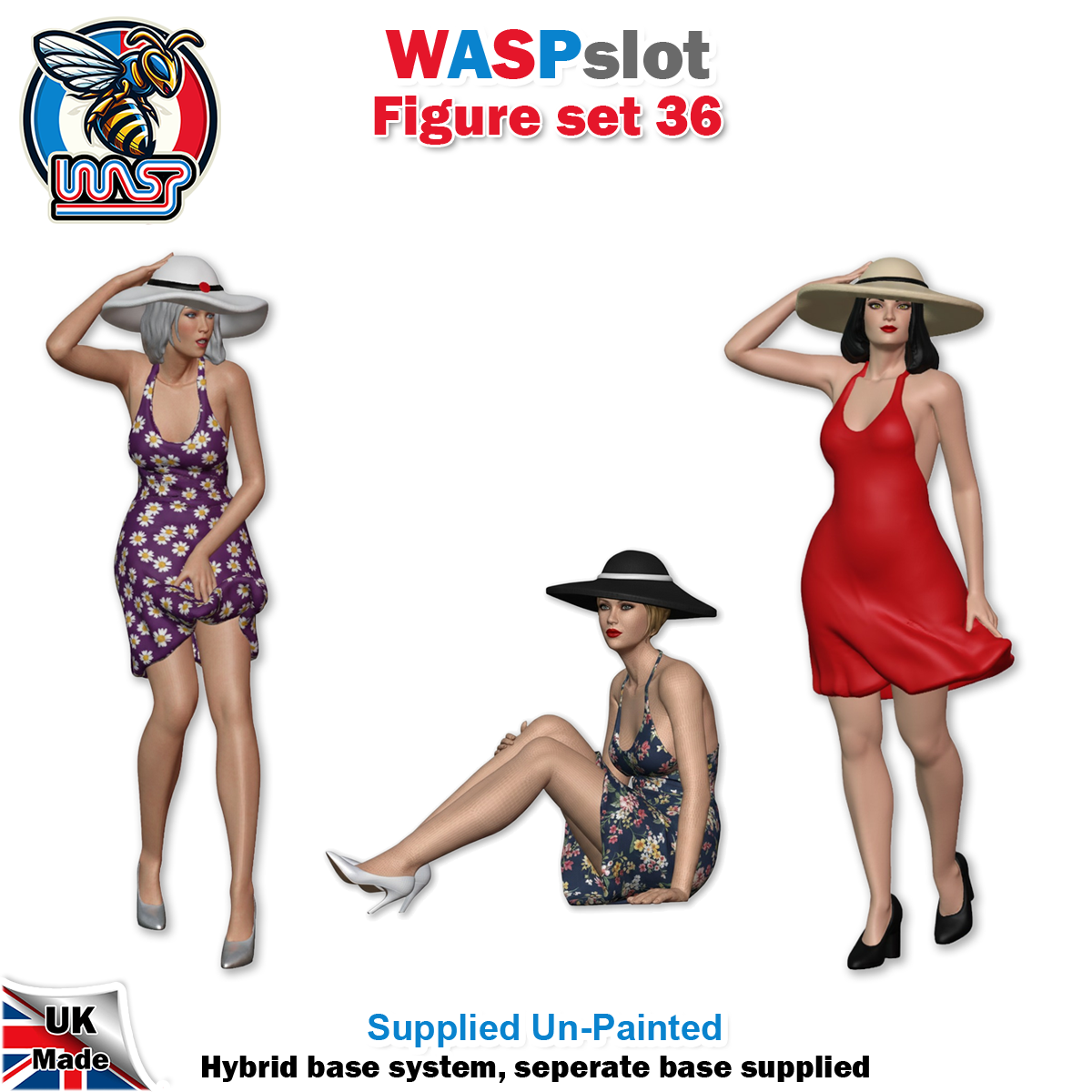 Figure Set 36 -  Ladies in dresses