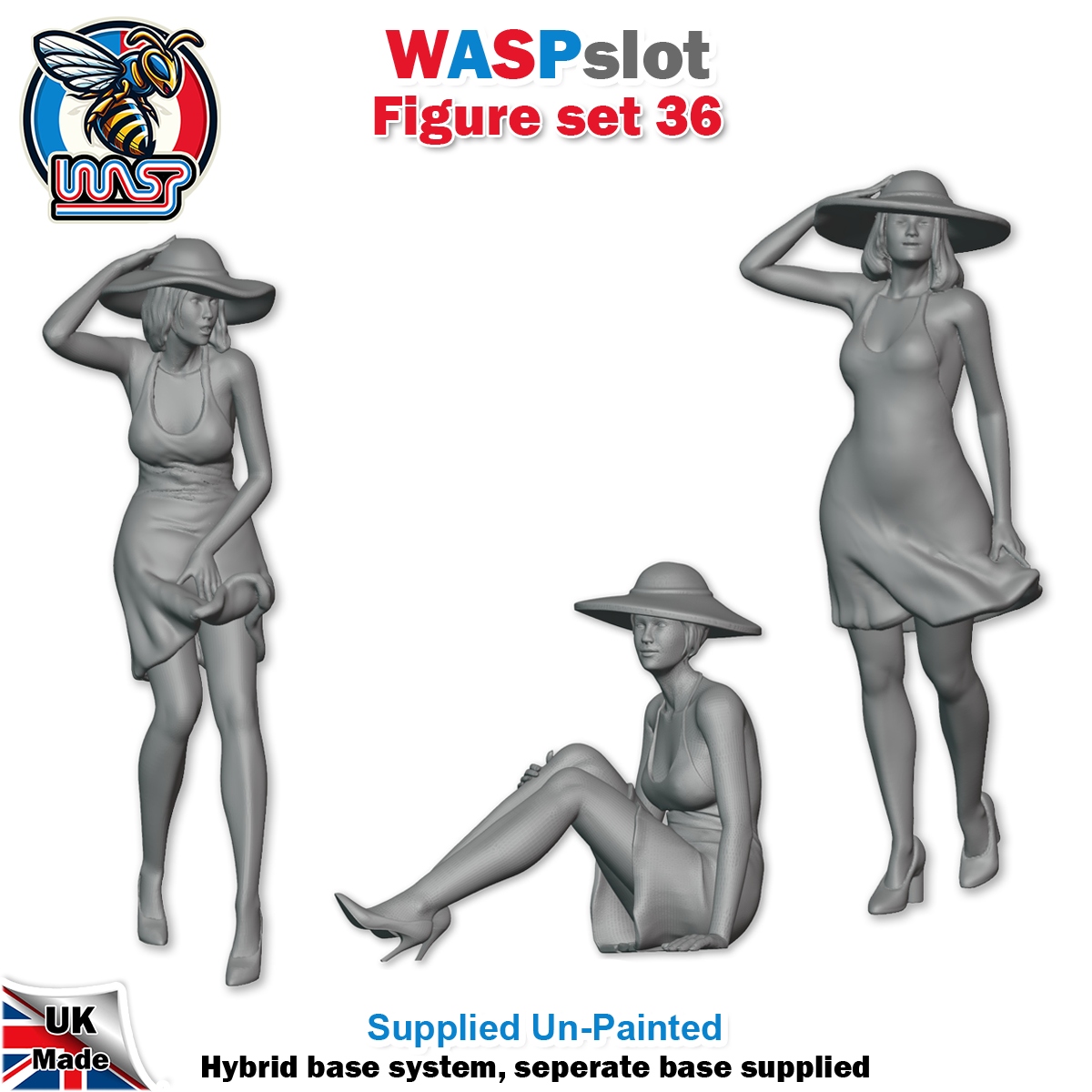 Figure Set 36 -  Ladies in dresses