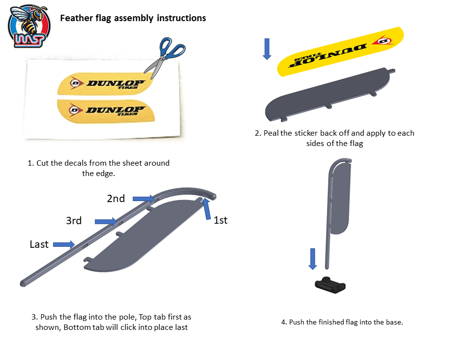 Feather flag sign