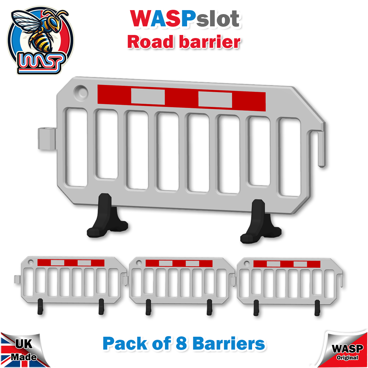 Road safety barrier, pack of 8
