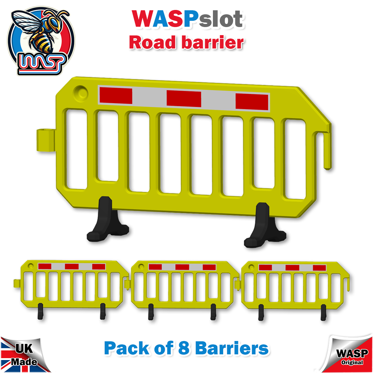 Road safety barrier, pack of 8